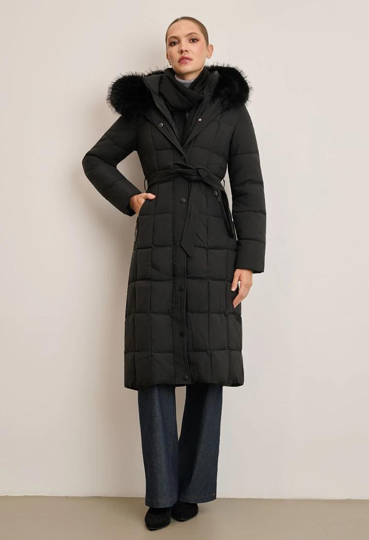 Geaca Lunga Neagra - Terry