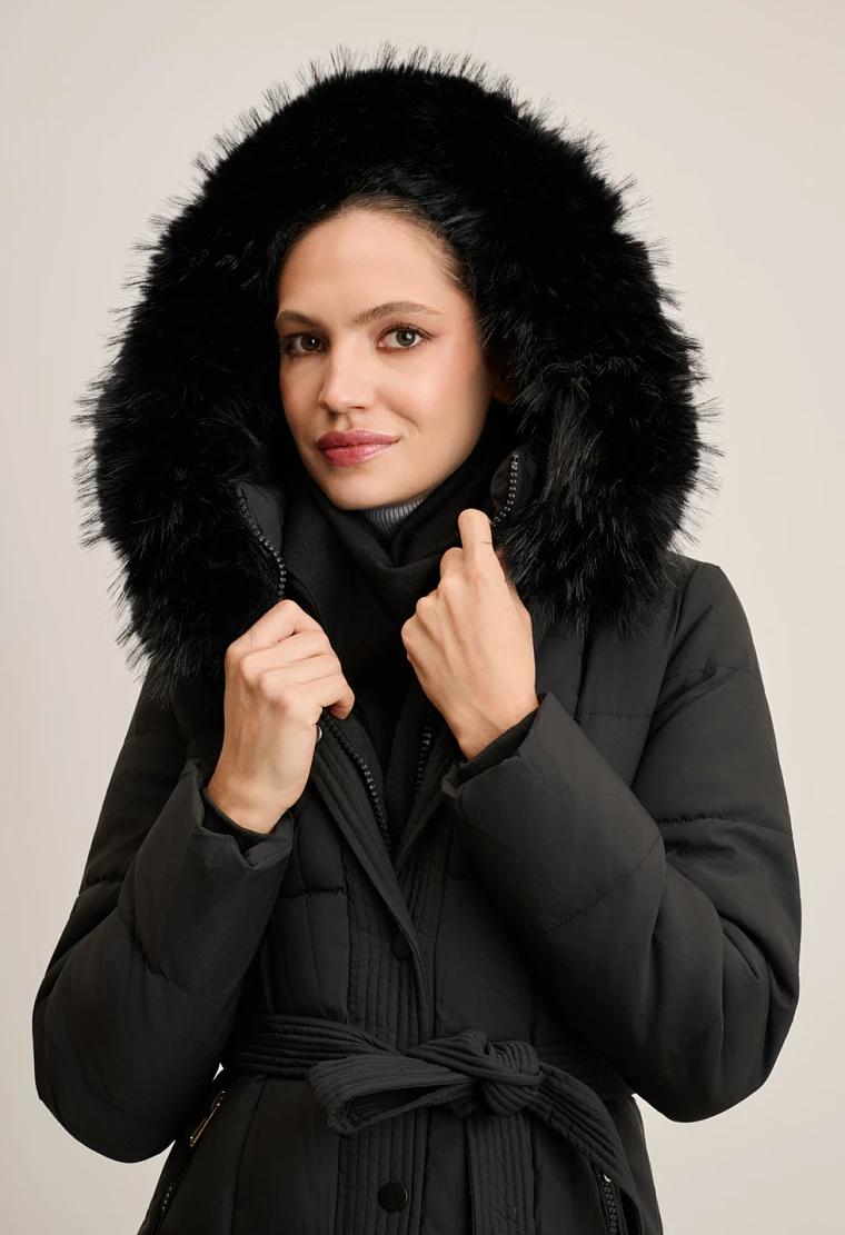 Geaca Lunga Neagra - Terry