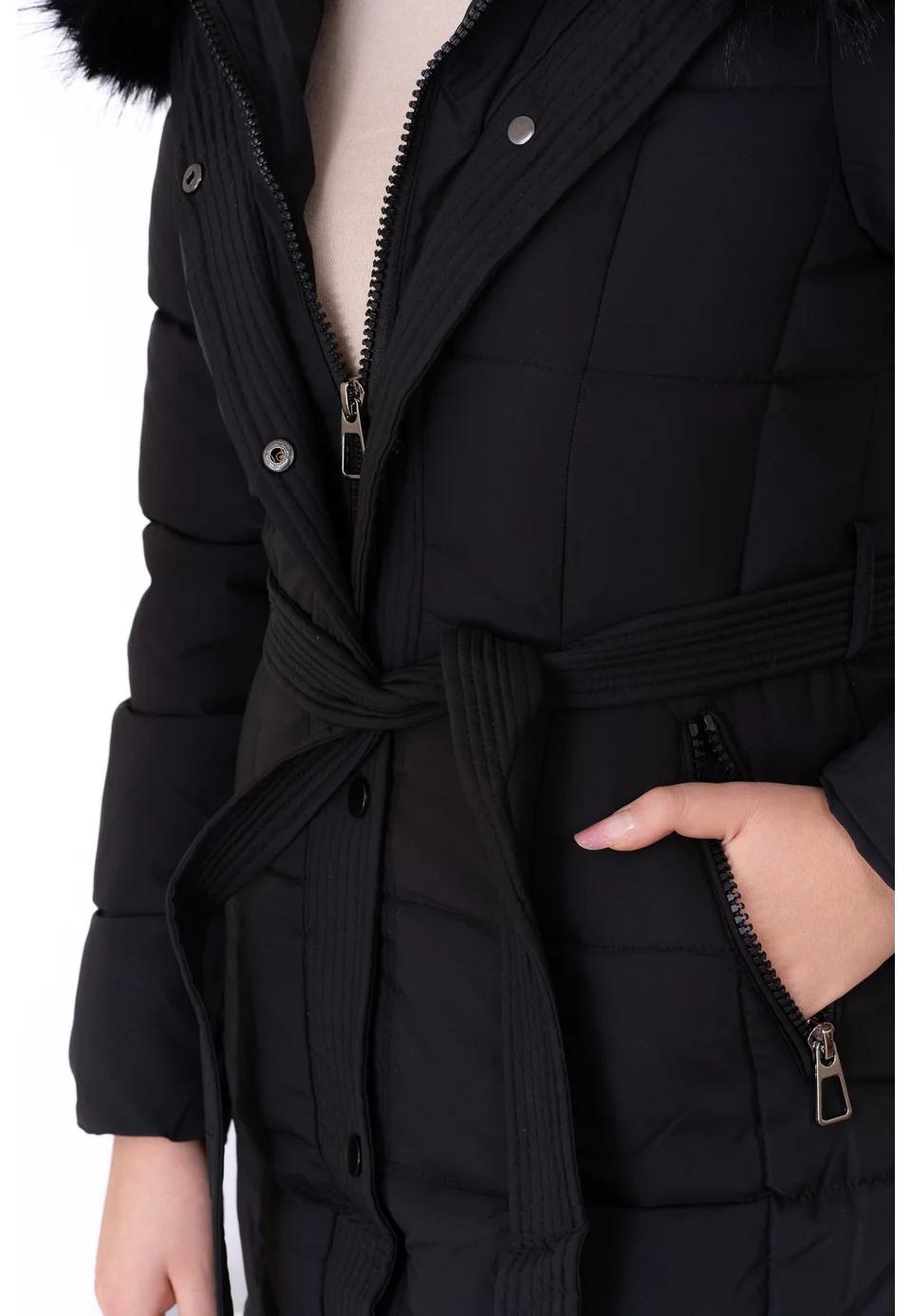 Geaca Lunga Neagra - Terry